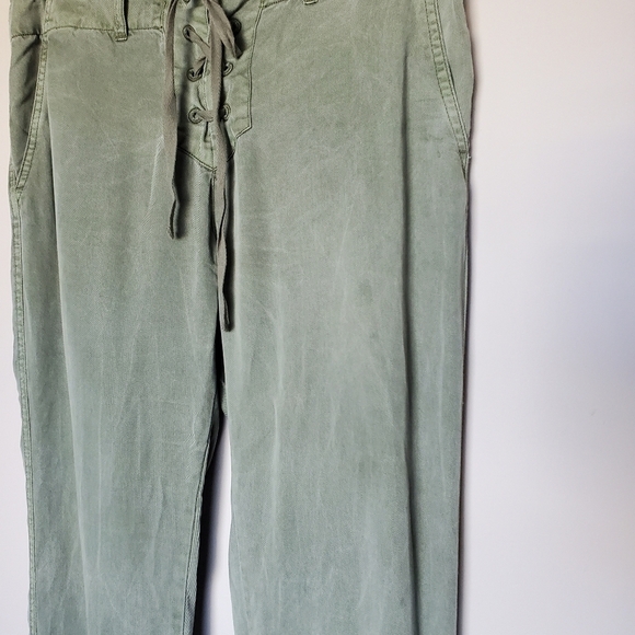 UGG Rosendahl Woven Joggers Green Womens Size Medium - Picture 11 of 11